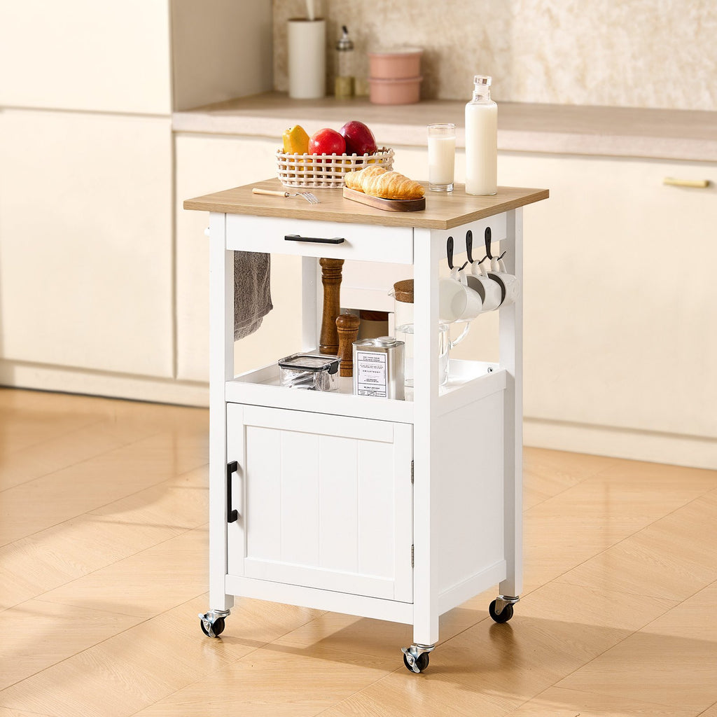 26" 2 Tier Mobile Breakfast Bar