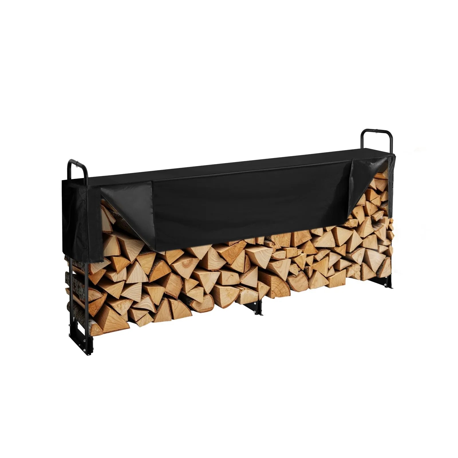 9.5'x3.5' Firewood Rack w/Cover