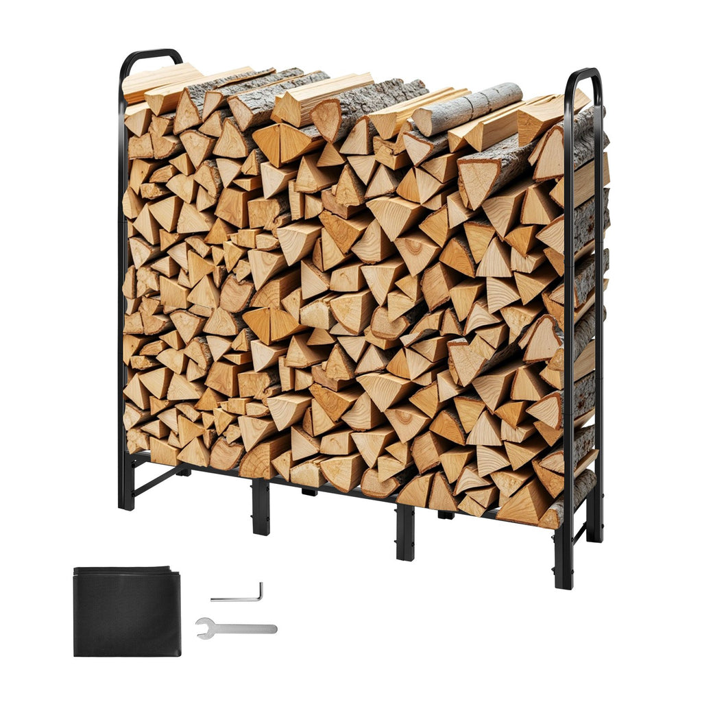 4' Firewood Rack w/Cover