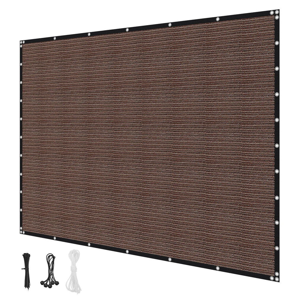 120' Outdoor Sun Shade Brown