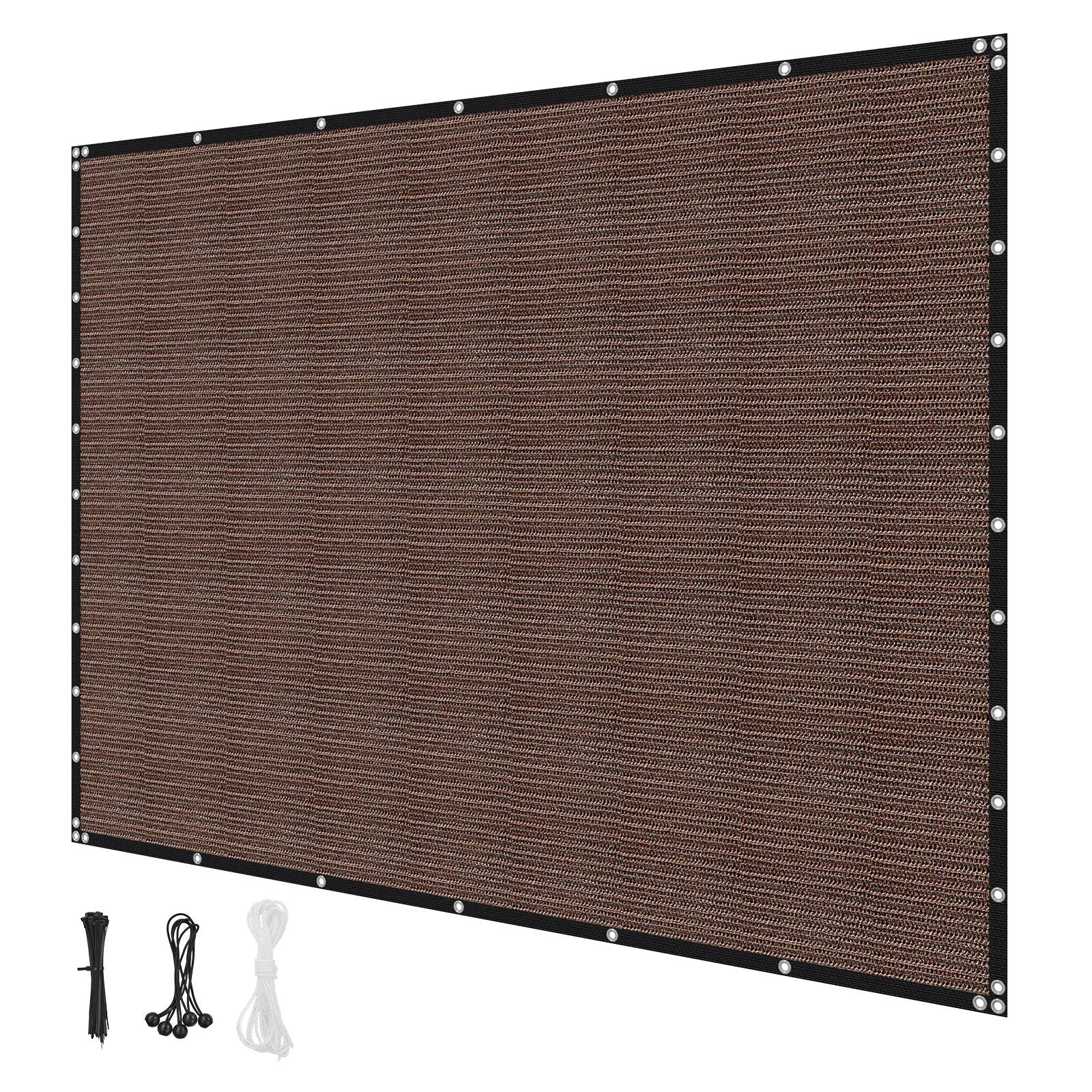 120' Outdoor Sun Shade Brown