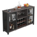 47-inch Caberet Style Liquor Console with Wine Rack