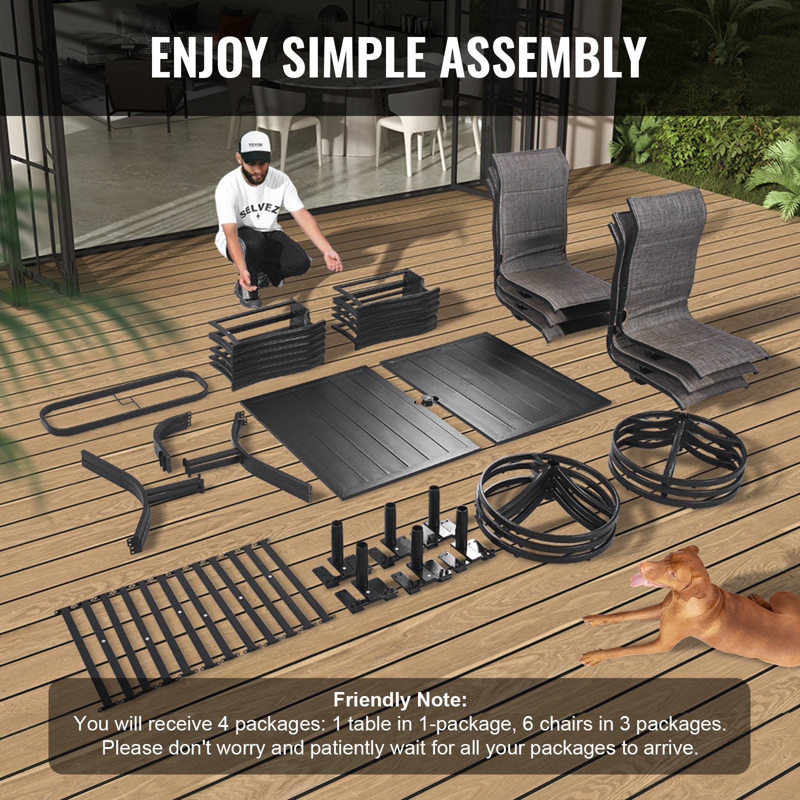 7 Piece Outdoor Dining Set