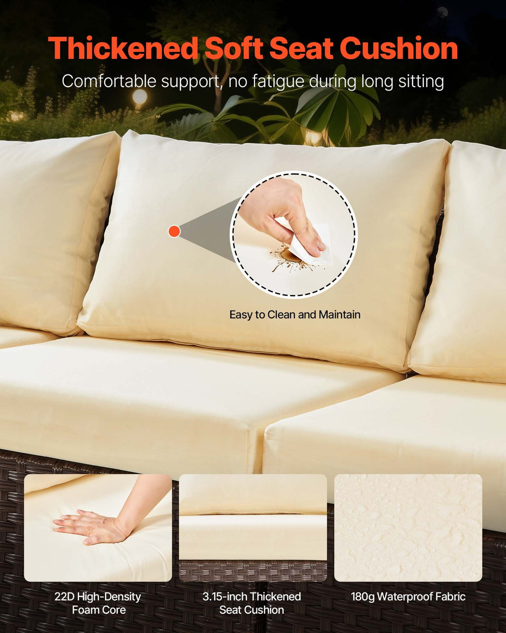 6-Piece Outdoor Patio Furniture Set