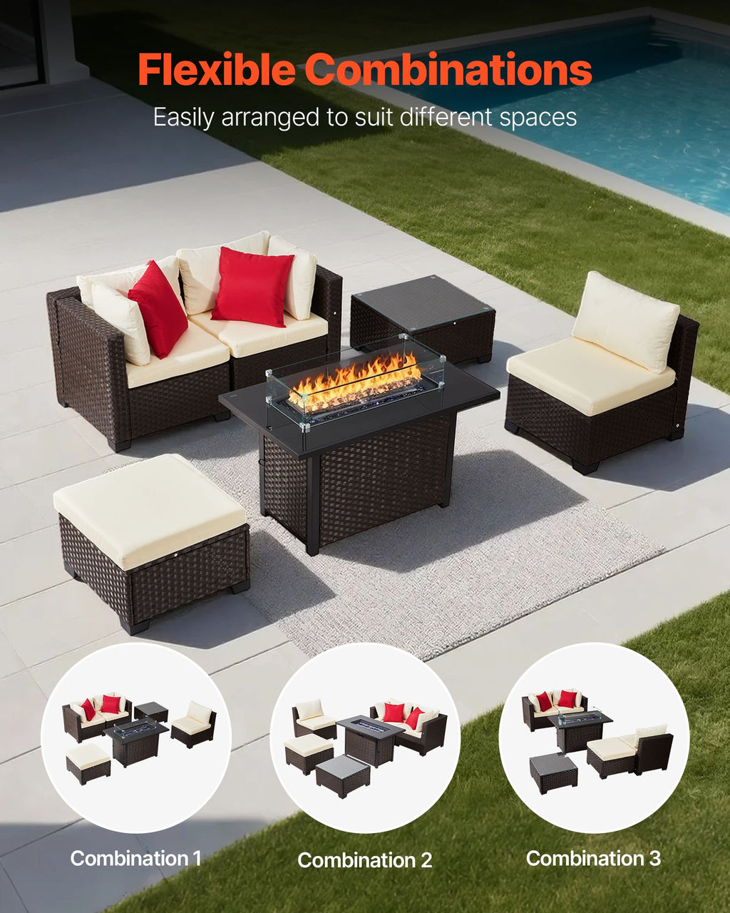 6-Piece Outdoor Patio Furniture Set