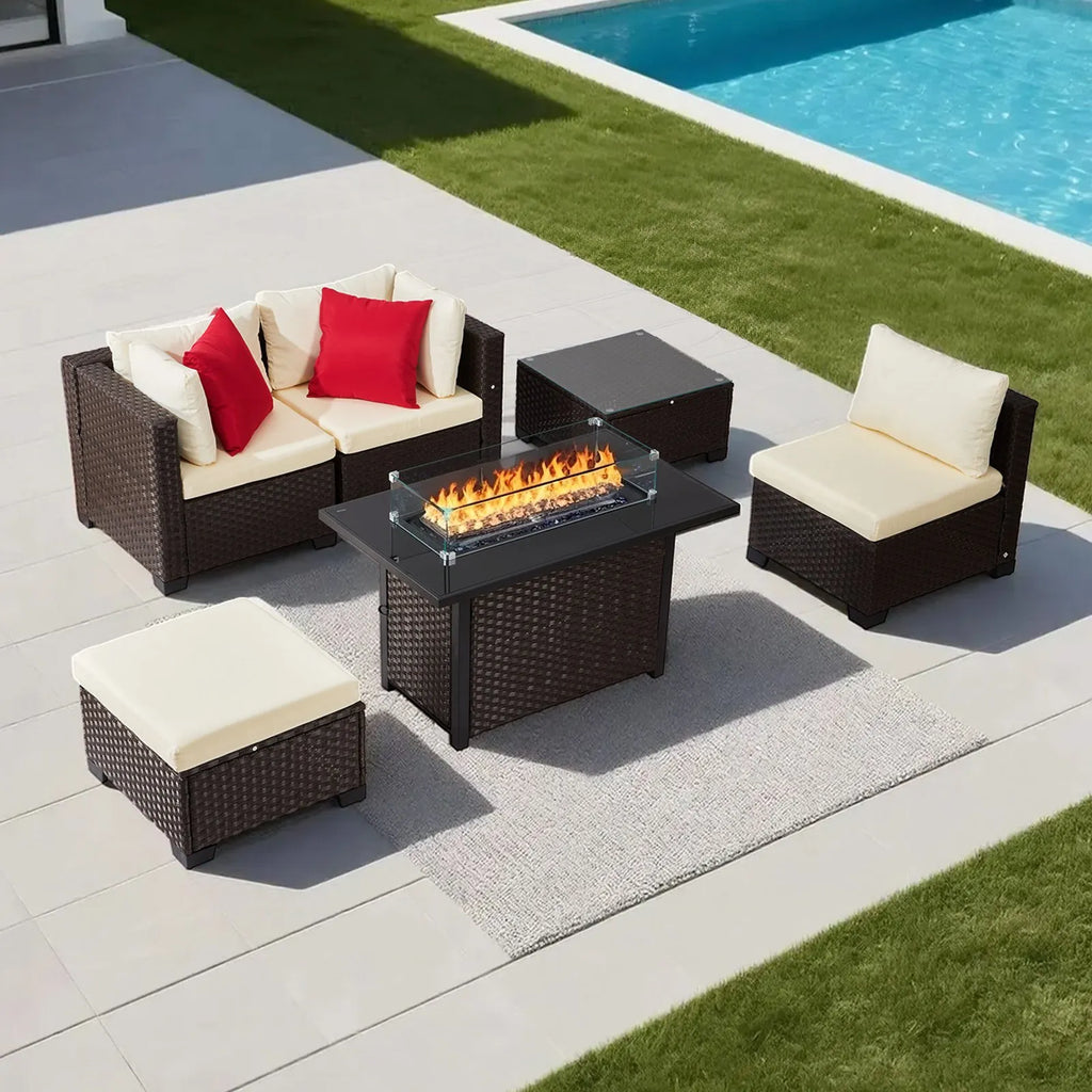 6-Piece Outdoor Patio Furniture Set