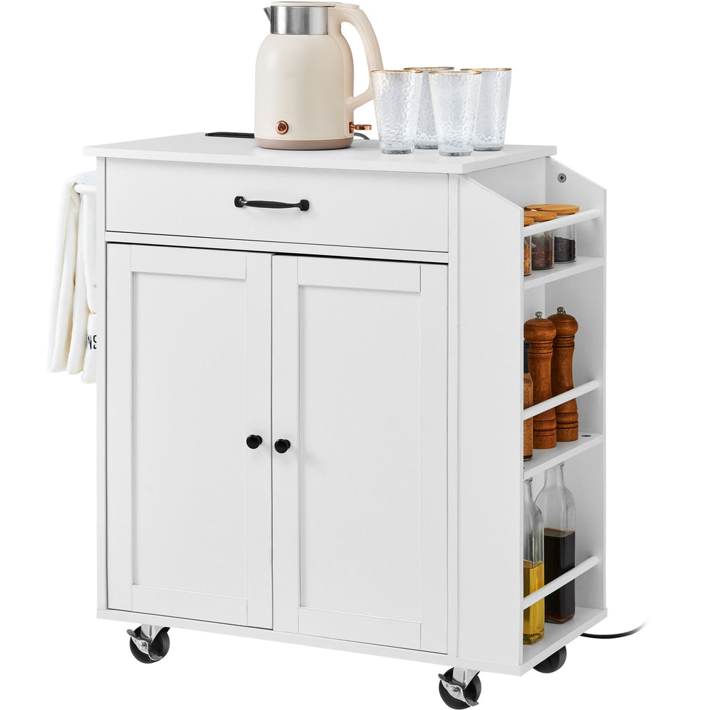 32" Mobile Kitchen Island Cart