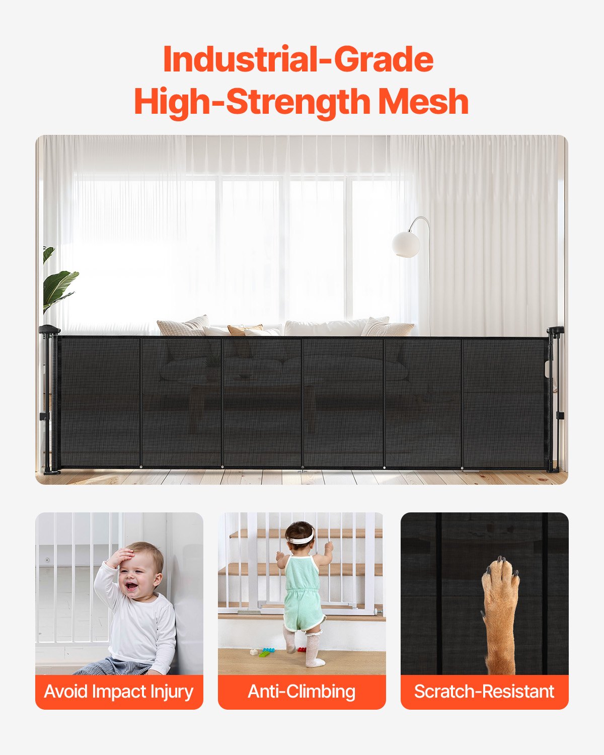 9.5' Extendable Baby Gate