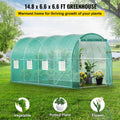 15'x7' Walk-In, Screened Greenhouse