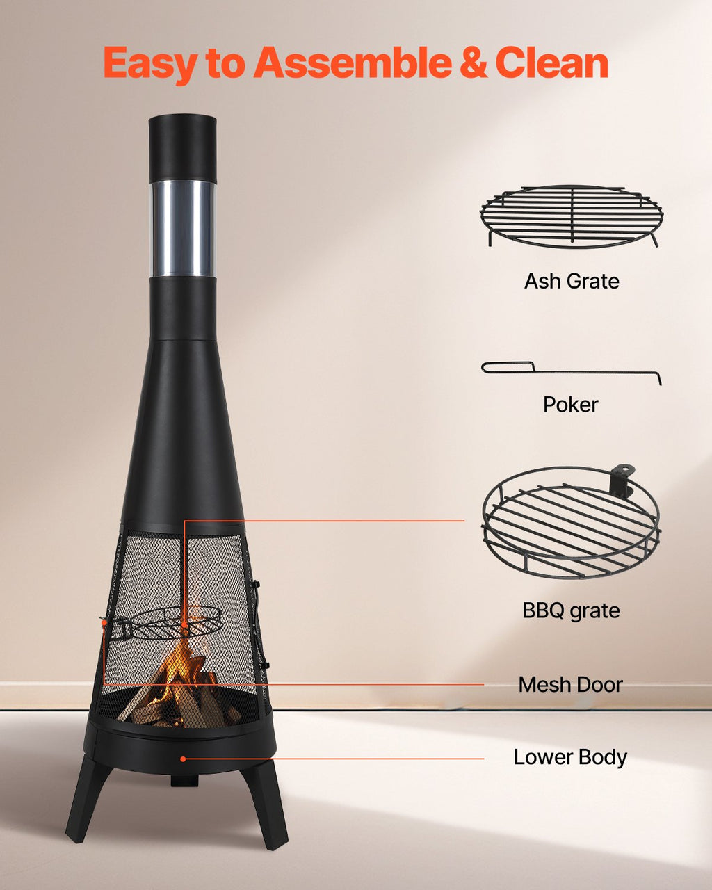 Conical Chiminea